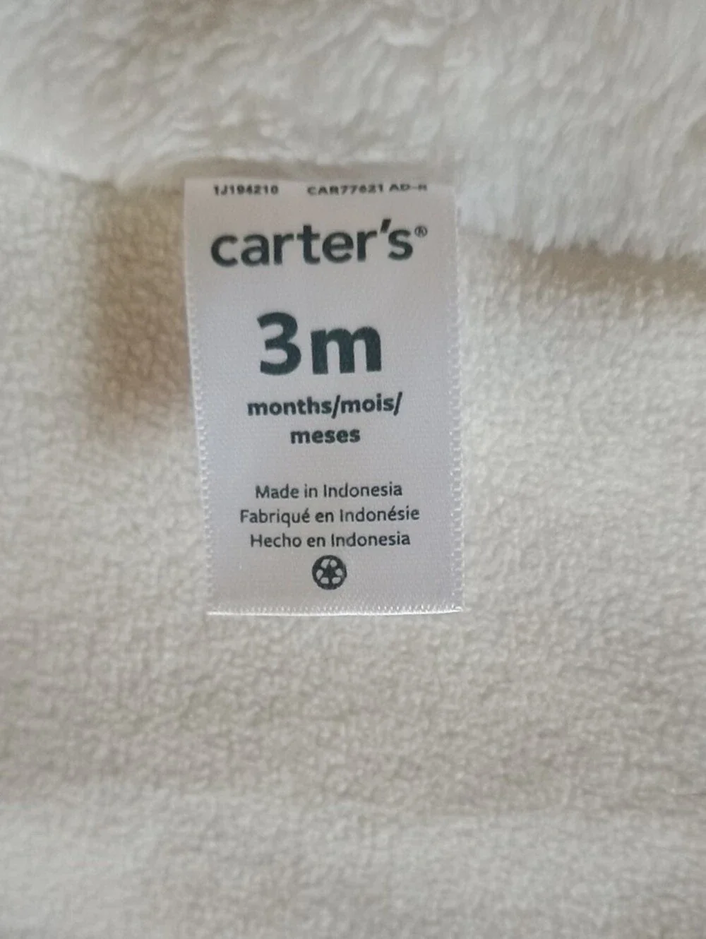 Carter's Red Hooded Cable Knit Sweater Cape